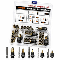 10pcs（Includes rivet nut tool）