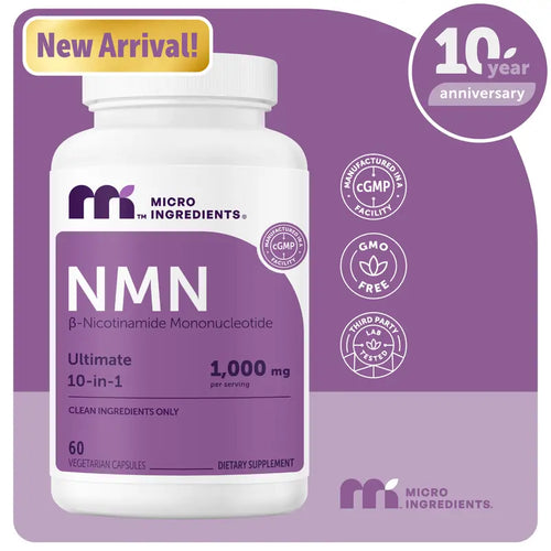 Ultimate 10-in-1 NMN Supplement for Cellular Vitality & Longevity