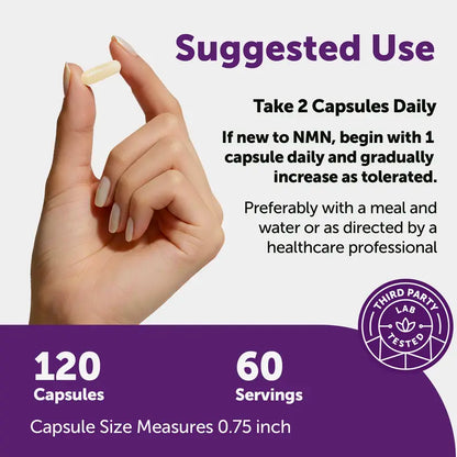 Ultimate 10-in-1 NMN Supplement for Cellular Vitality & Longevity