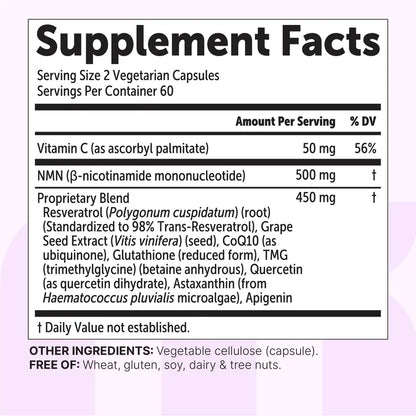 Ultimate 10-in-1 NMN Supplement for Cellular Vitality & Longevity