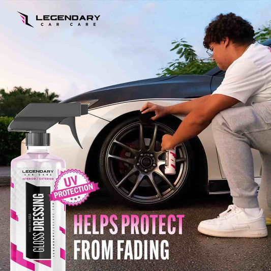 Restore Deep High-Gloss Shine to Tires, Trim & Plastics