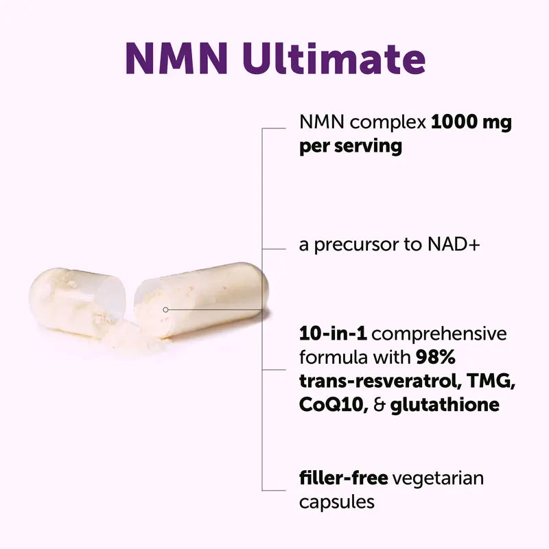Ultimate 10-in-1 NMN Supplement for Cellular Vitality & Longevity