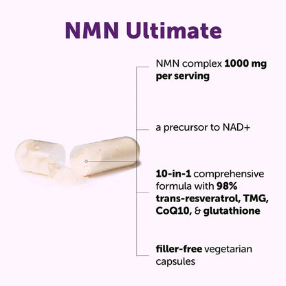 Ultimate 10-in-1 NMN Supplement for Cellular Vitality & Longevity