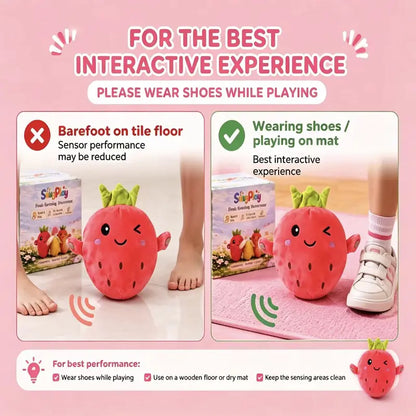 Interactive Musical Fruit Plush – Touch to Play Songs Together!