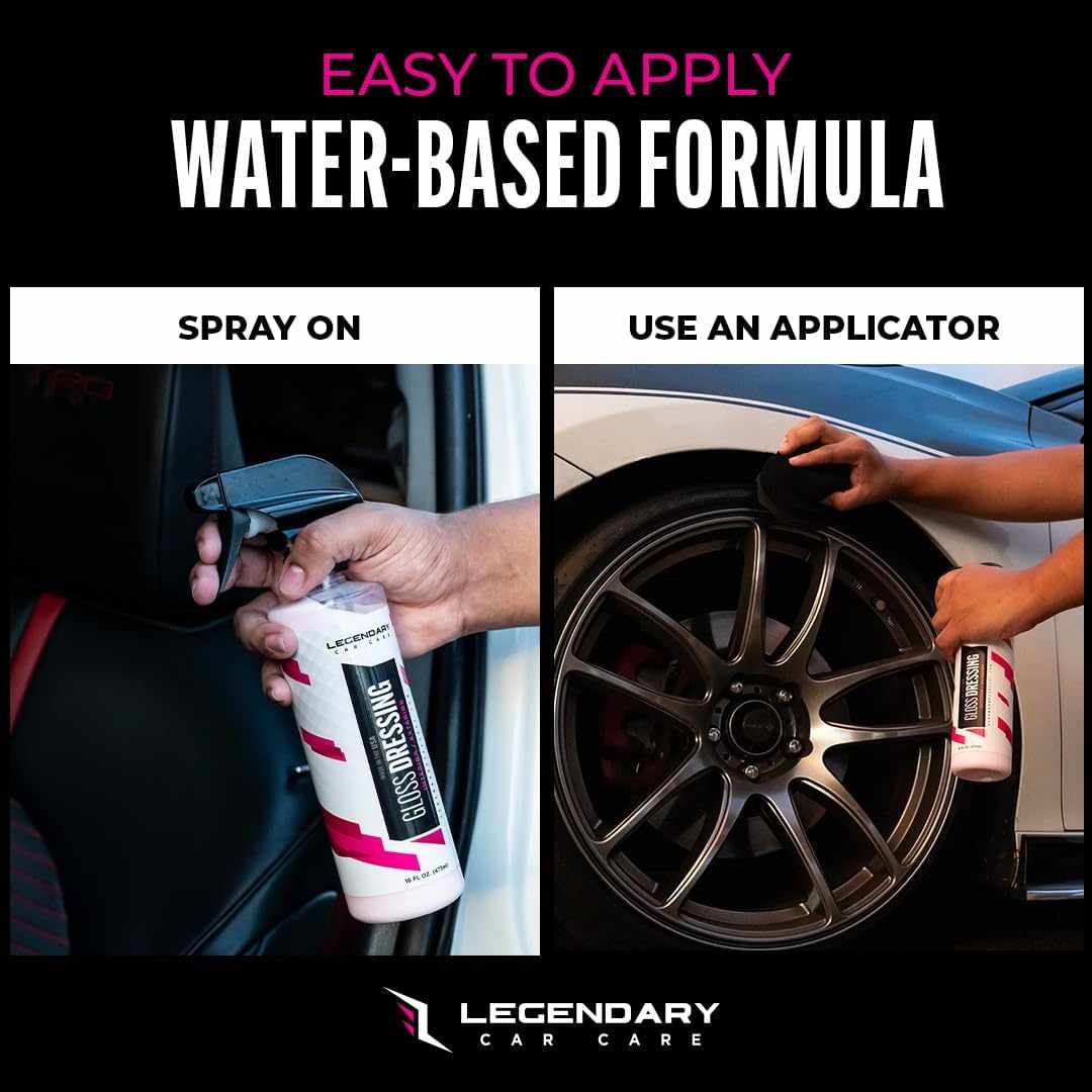 Restore Deep High-Gloss Shine to Tires, Trim & Plastics