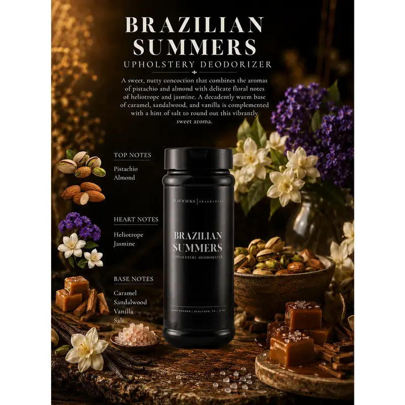 Instant Scented Upholstery & Carpet Deodorizer Powder for Fresh Homes