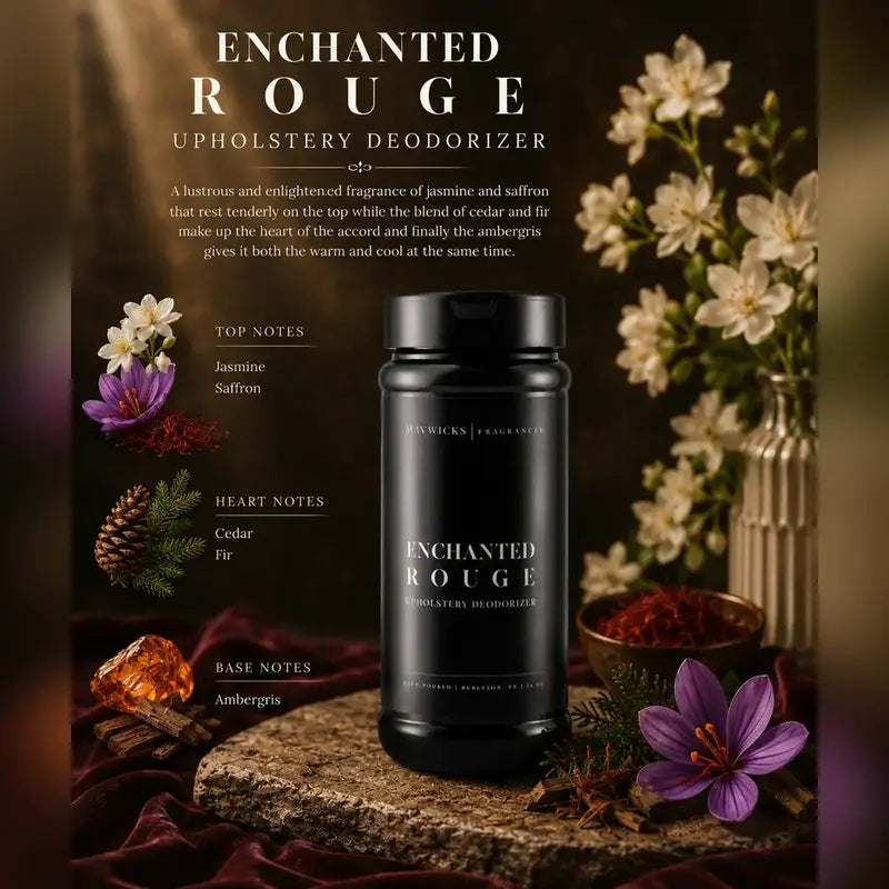 Instant Scented Upholstery & Carpet Deodorizer Powder for Fresh Homes