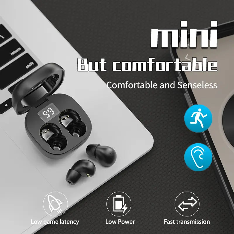 Ultra-Small Invisible Sleep Earbuds for Side Sleepers