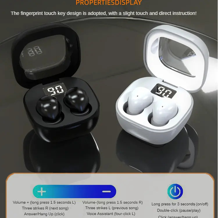 Ultra-Small Invisible Sleep Earbuds for Side Sleepers